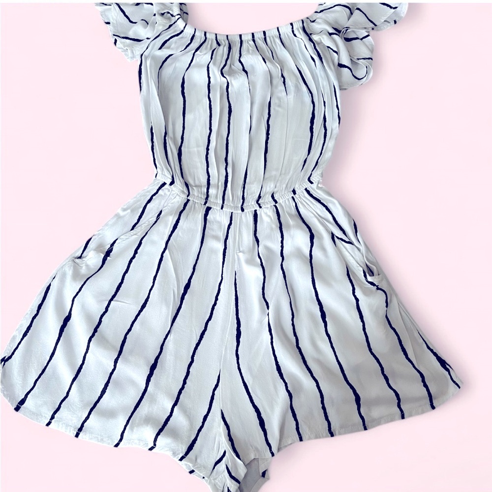 H&M Kids Romper with Black Stripes